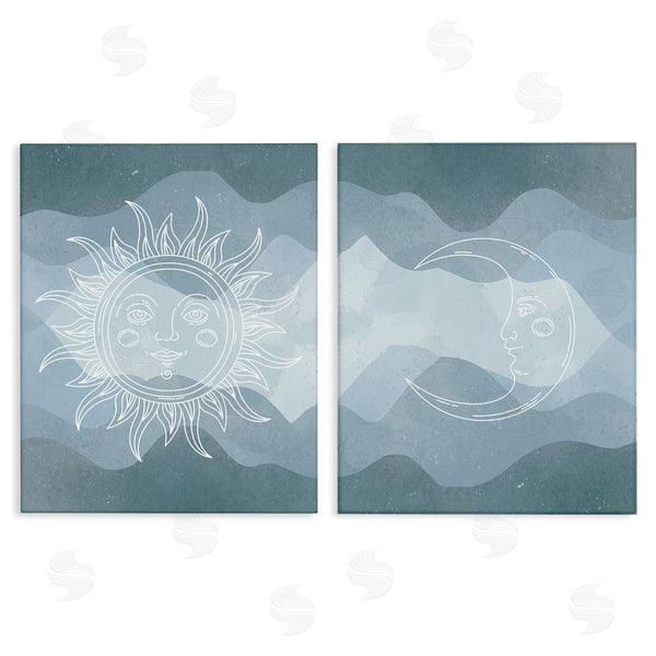 stupell industries Stupell Studio | Celestial Sun & Moon Wall Art