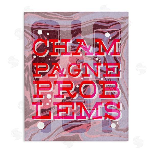 stupell industries Stupell Studio | Champagne Problems Bold Phrase Wall Art