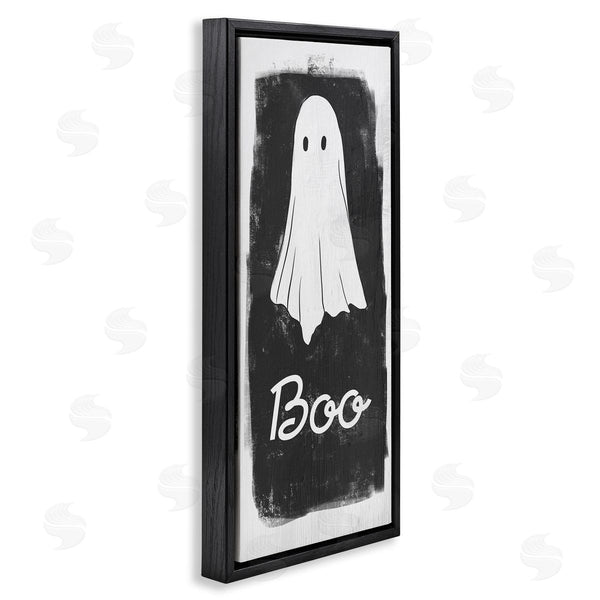 Stupell Industries Stupell Studio | Charming Ghost With Boo Text Wall Art