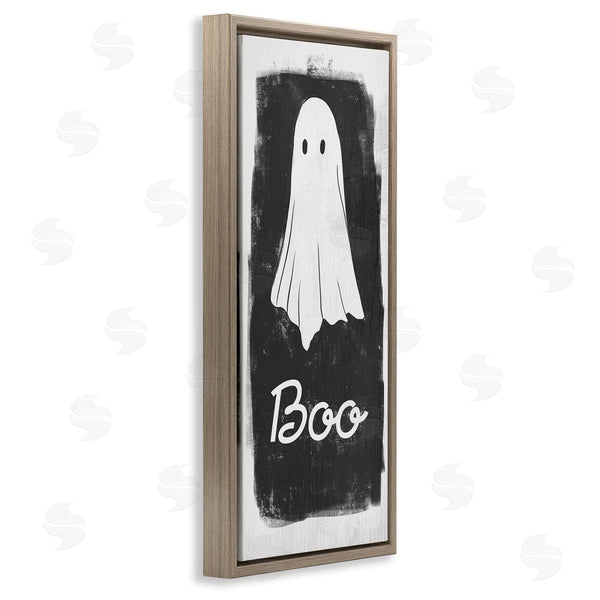 Stupell Industries Stupell Studio | Charming Ghost With Boo Text Wall Art