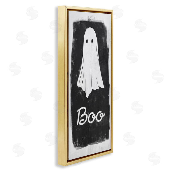 Stupell Industries Stupell Studio | Charming Ghost With Boo Text Wall Art