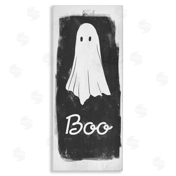 stupell industries Stupell Studio | Charming Ghost with Boo Text Wall Art