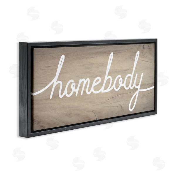 Stupell Industries Stupell Studio | Charming Homebody Cursive Text Wall Art