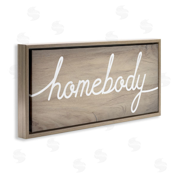Stupell Industries Stupell Studio | Charming Homebody Cursive Text Wall Art