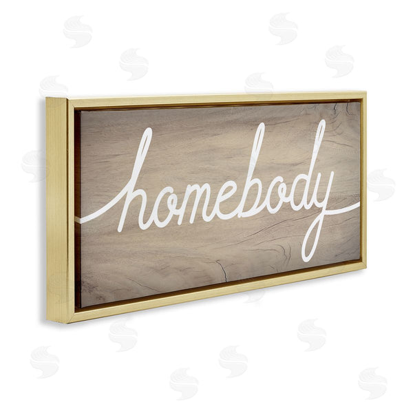 Stupell Industries Stupell Studio | Charming Homebody Cursive Text Wall Art