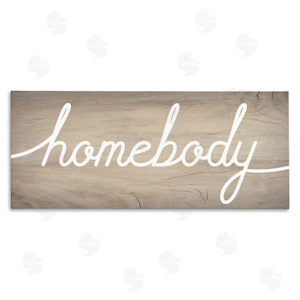 stupell industries Stupell Studio | Charming Homebody Cursive Text Wall Art