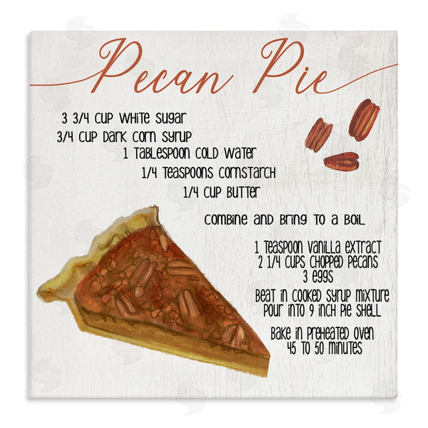stupell industries Stupell Studio | Charming Pecan Pie Recipe Autumn Harvest Dessert Wall Art