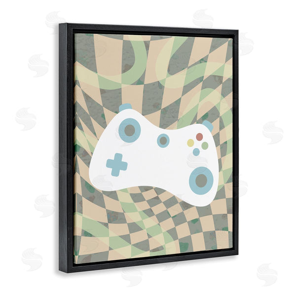 Stupell Industries Stupell Studio | Checkered Game Controller Wall Art