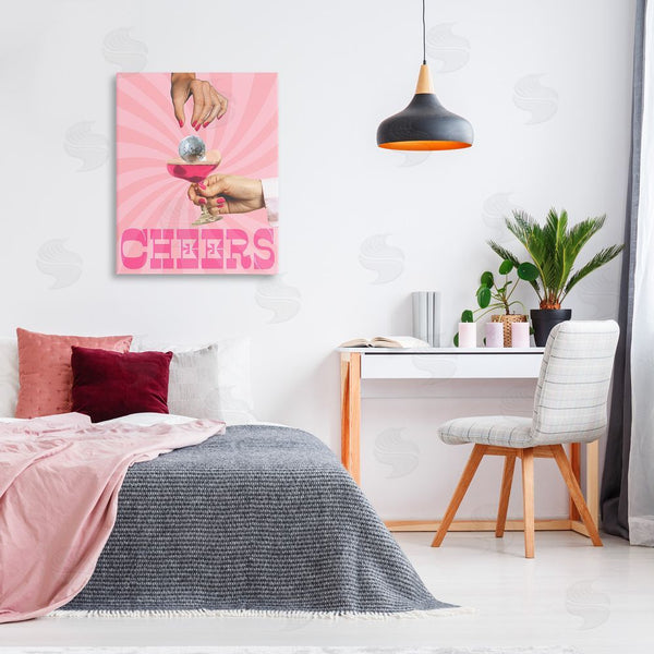 Stupell Industries Stupell Studio | Cheers Disco Drink Wall Art