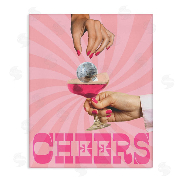 stupell industries Stupell Studio | Cheers Disco Drink Wall Art