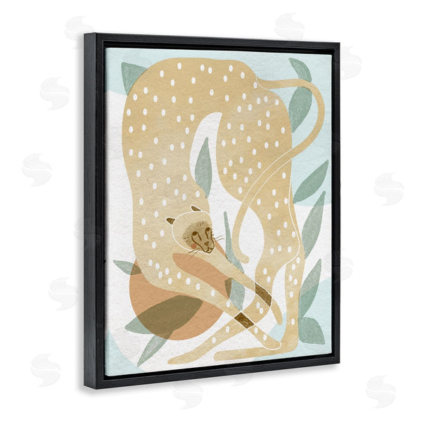 Stupell Industries Stupell Studio | Cheetah Jungle Contemporary Shapes Wall Art