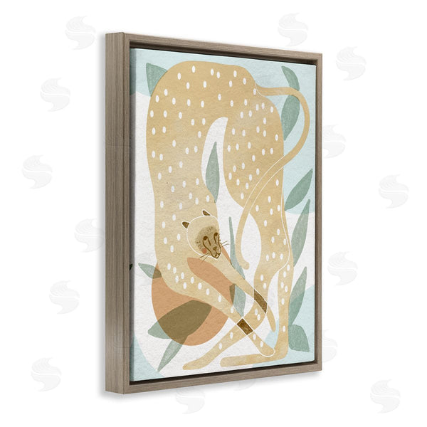 Stupell Industries Stupell Studio | Cheetah Jungle Contemporary Shapes Wall Art