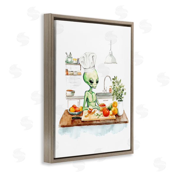 Stupell Industries Stupell Studio | Chef Alien In Kitchen
