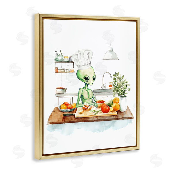 Stupell Industries Stupell Studio | Chef Alien In Kitchen