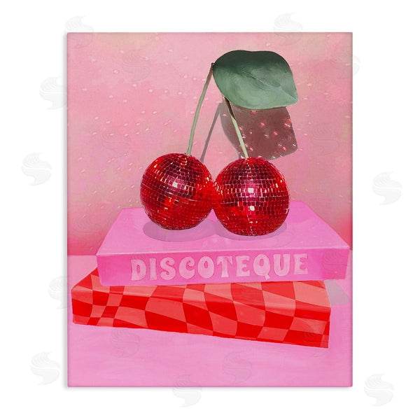 stupell industries Stupell Studio | Cherries on Book Stack Wall Art