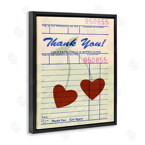 Stupell Industries Stupell Studio | Cherries On Restaurant Check
