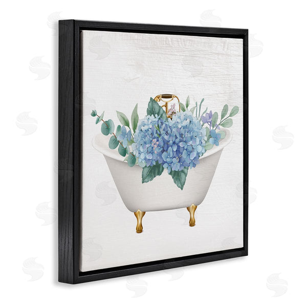 Stupell Industries Stupell Studio | Chic Bathtub With Hydrangea Blossoms