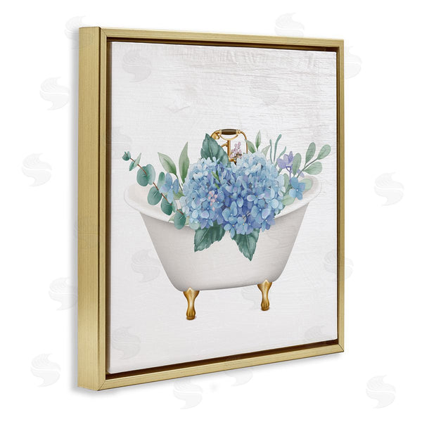 Stupell Industries Stupell Studio | Chic Bathtub With Hydrangea Blossoms