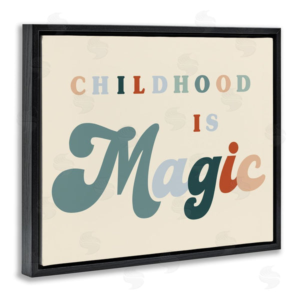 Stupell Industries Stupell Studio | Childhood Is Magic Phrase Wall Art