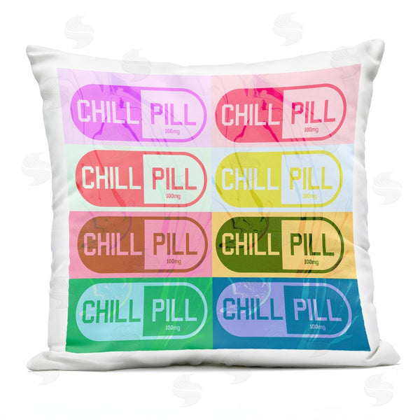 Stupell Industries Stupell Studio | Chill Pill Pop Art Printed Throw Pillow