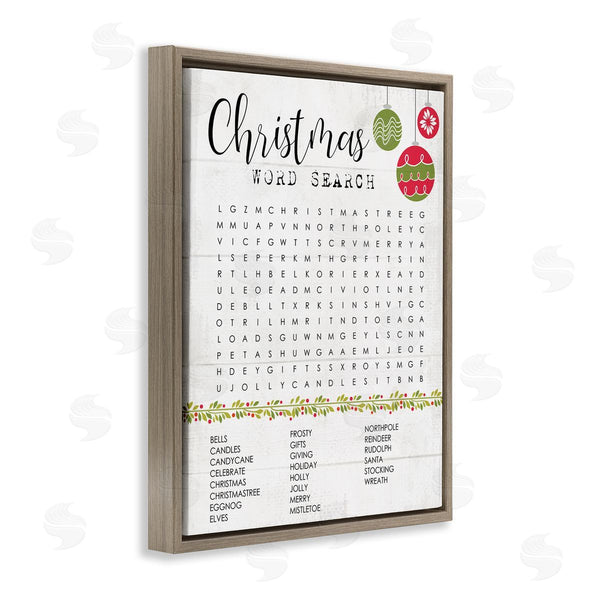 Stupell Industries Stupell Studio | Christmas Word Search Activity