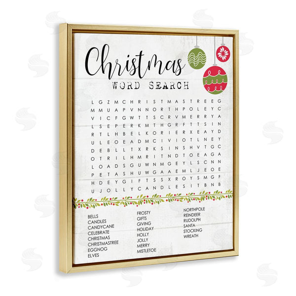 Stupell Industries Stupell Studio | Christmas Word Search Activity