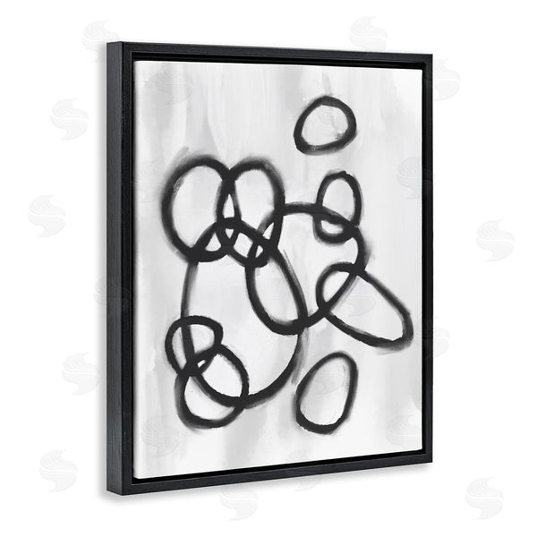 Stupell Industries Stupell Studio | Circular Linework Abstract Black White
