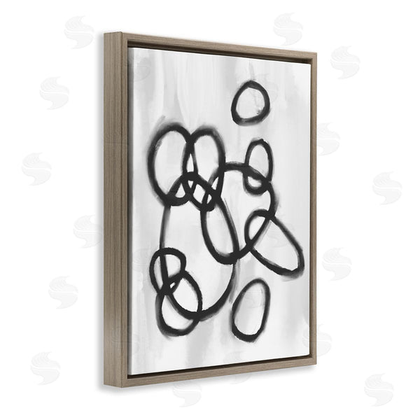 Stupell Industries Stupell Studio | Circular Linework Abstract Black White