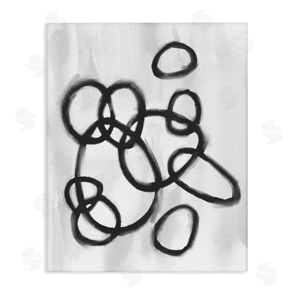 stupell industries Stupell Studio | Circular Linework Abstract Black White