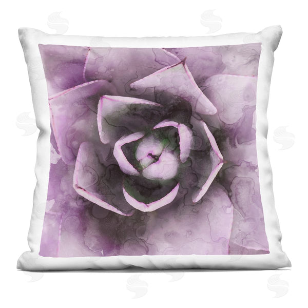 stupell industries Stupell Studio | Close Up Succulent Plant Leaves Printed Throw Pillow
