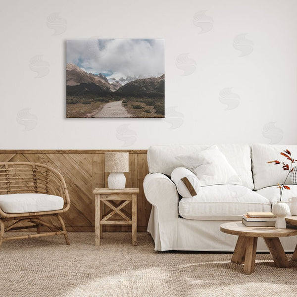 Stupell Industries Stupell Studio | Cloudy Mountain Peaks Wall Art