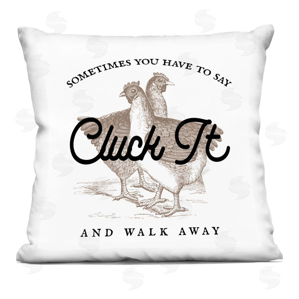 stupell industries Stupell Studio | Cluck It Funny Chicken Printed Throw Pillow