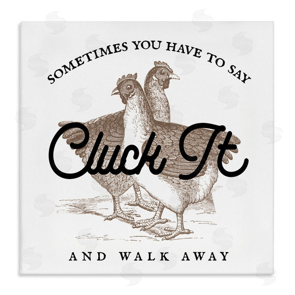 stupell industries Stupell Studio | Cluck It & Walk Away Funny Chickens Wall Art