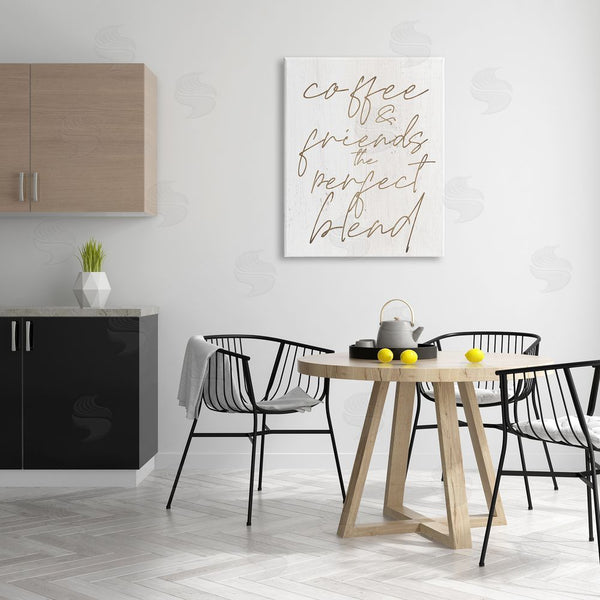 Stupell Industries Stupell Studio | Coffee & Friends Perfect Blend Phrase Wall Art
