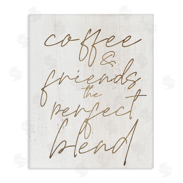 stupell industries Stupell Studio | Coffee & Friends Perfect Blend Phrase Wall Art