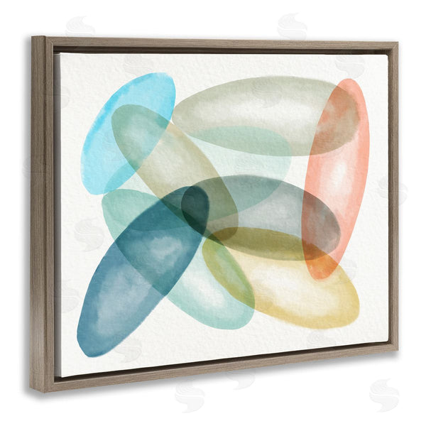 Stupell Industries Stupell Studio | Colorful Opaque Ovals Abstraction