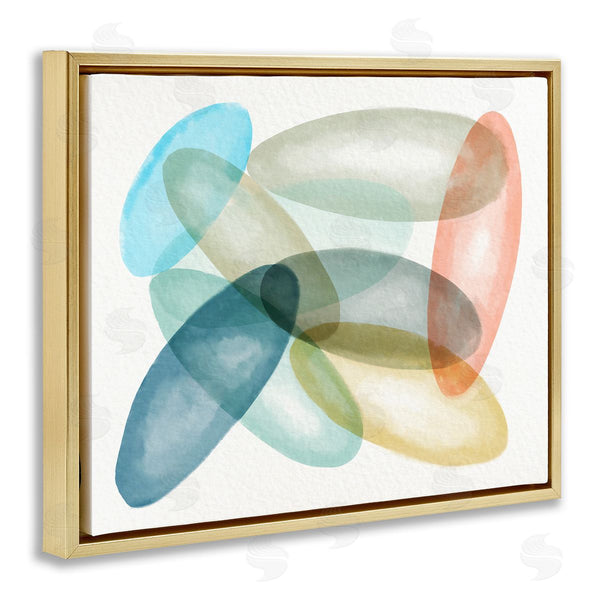 Stupell Industries Stupell Studio | Colorful Opaque Ovals Abstraction