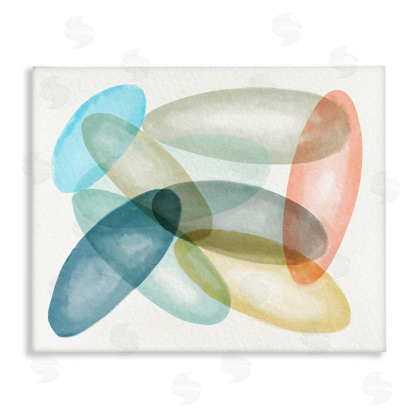 stupell industries Stupell Studio | Colorful Opaque Ovals Abstraction
