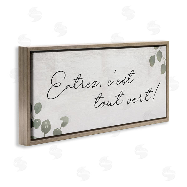 Stupell Industries Stupell Studio | Come In It's Green Phrase Wall Art