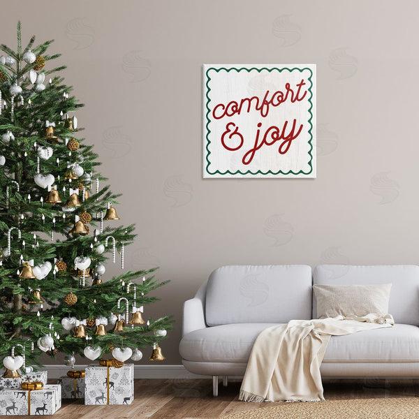 Stupell Industries Stupell Studio | Comfort & Joy Phrase Wall Art