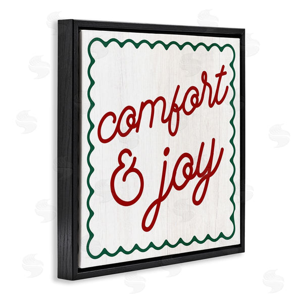 Stupell Industries Stupell Studio | Comfort & Joy Phrase Wall Art