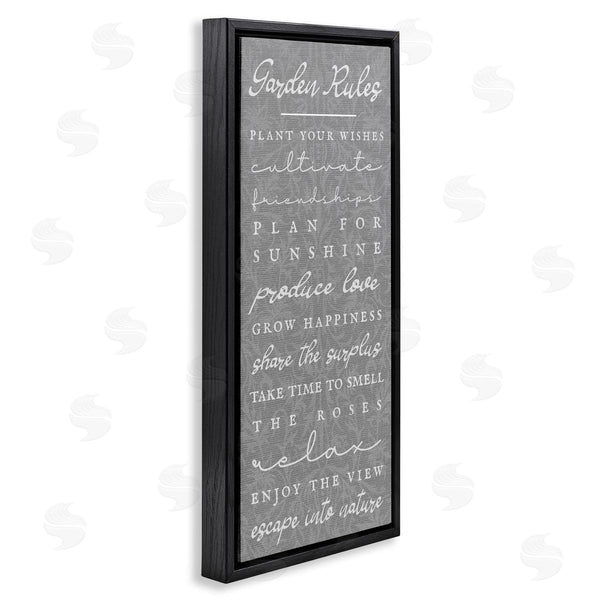 Stupell Industries Stupell Studio | Comforting Garden Rules Wall Art