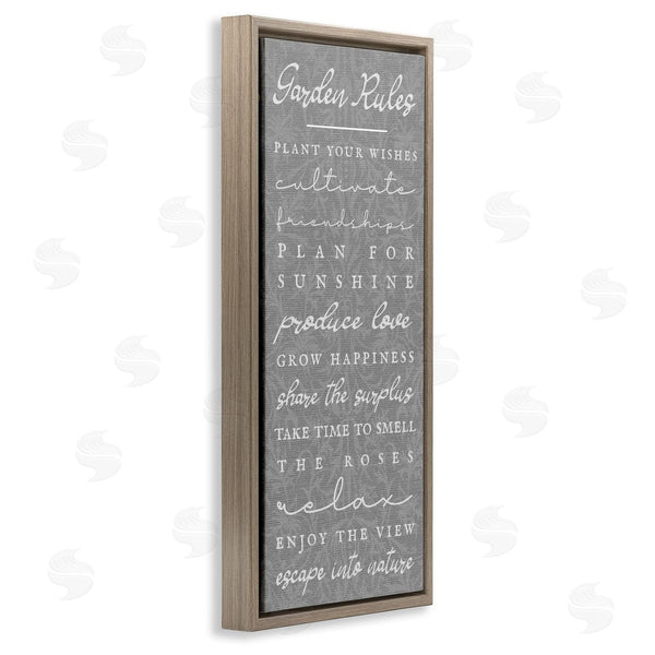 Stupell Industries Stupell Studio | Comforting Garden Rules Wall Art