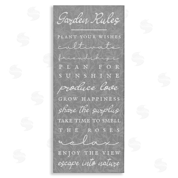 stupell industries Stupell Studio | Comforting Garden Rules Wall Art