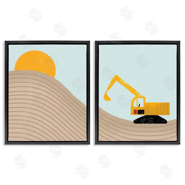 Stupell Industries Stupell Studio | Construction Truck Under Desert Sun Wall Art