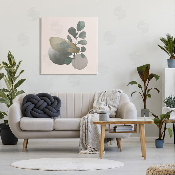Stupell Industries Stupell Studio | Contemporary Herb Sprig Pebbles Wall Art