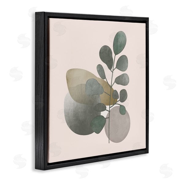 Stupell Industries Stupell Studio | Contemporary Herb Sprig Pebbles Wall Art