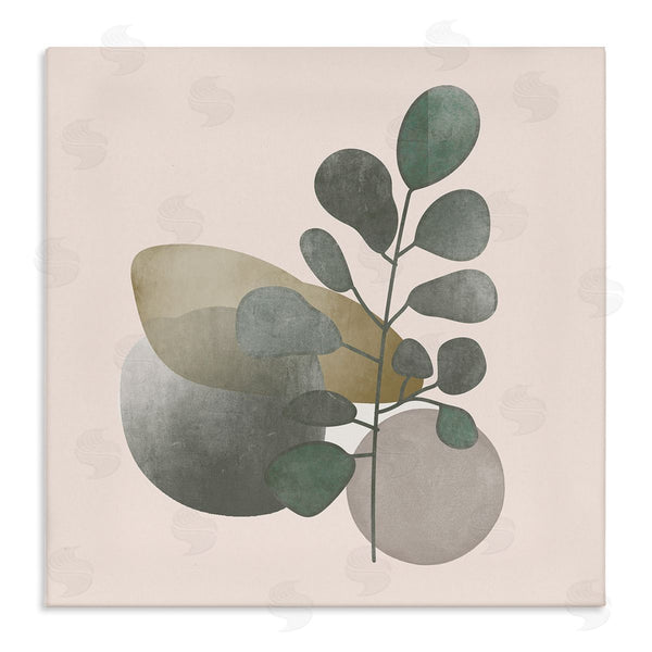 stupell industries Stupell Studio | Contemporary Herb Sprig Pebbles Wall Art