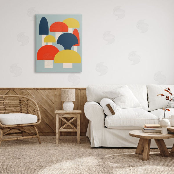Stupell Industries Stupell Studio | Contemporary Mushroom Shapes Wall Art