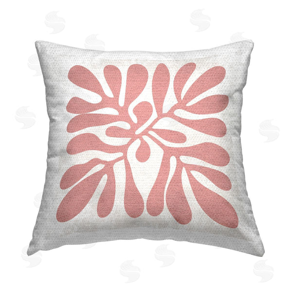 Stupell Industries Stupell Studio | Contemporary Plant Leaf Printed Throw Pillow
